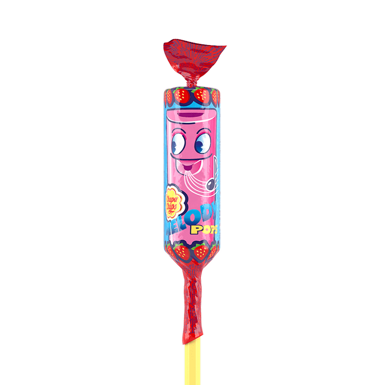 Chupa Chups Melody Pops Strawberry 12G (Pack of 10) - Walmart.com
