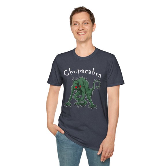 Chupacabra, Gildan Unisex Softstyle T-Shirt, Cryptid  Graphic Tee, S-3XL
