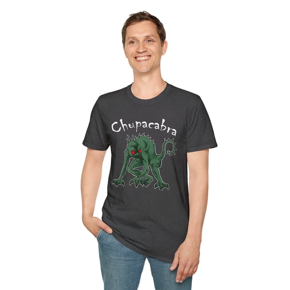 Chupacabra, Gildan Unisex Softstyle T-Shirt, Cryptid  Graphic Tee, S-3XL