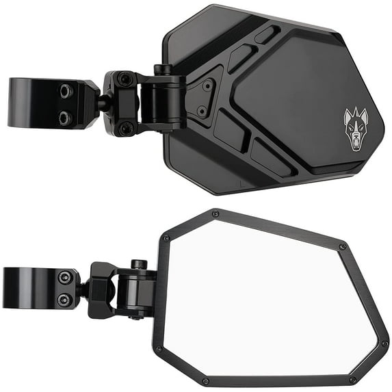 Chupacabra Offroad Cuero Pro UTV Mirrors (set of 2) for 1-7/8" OD Tube-Black