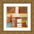 thumbnail image 1 of Chuqui, Olga 20x20 Gold Ornate Wood Framed with Double Matting Museum Art Print Titled - Blue Liner, 1 of 4