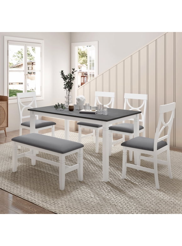 Farmhouse Dining Sets in Dining Room Sets - Walmart.com