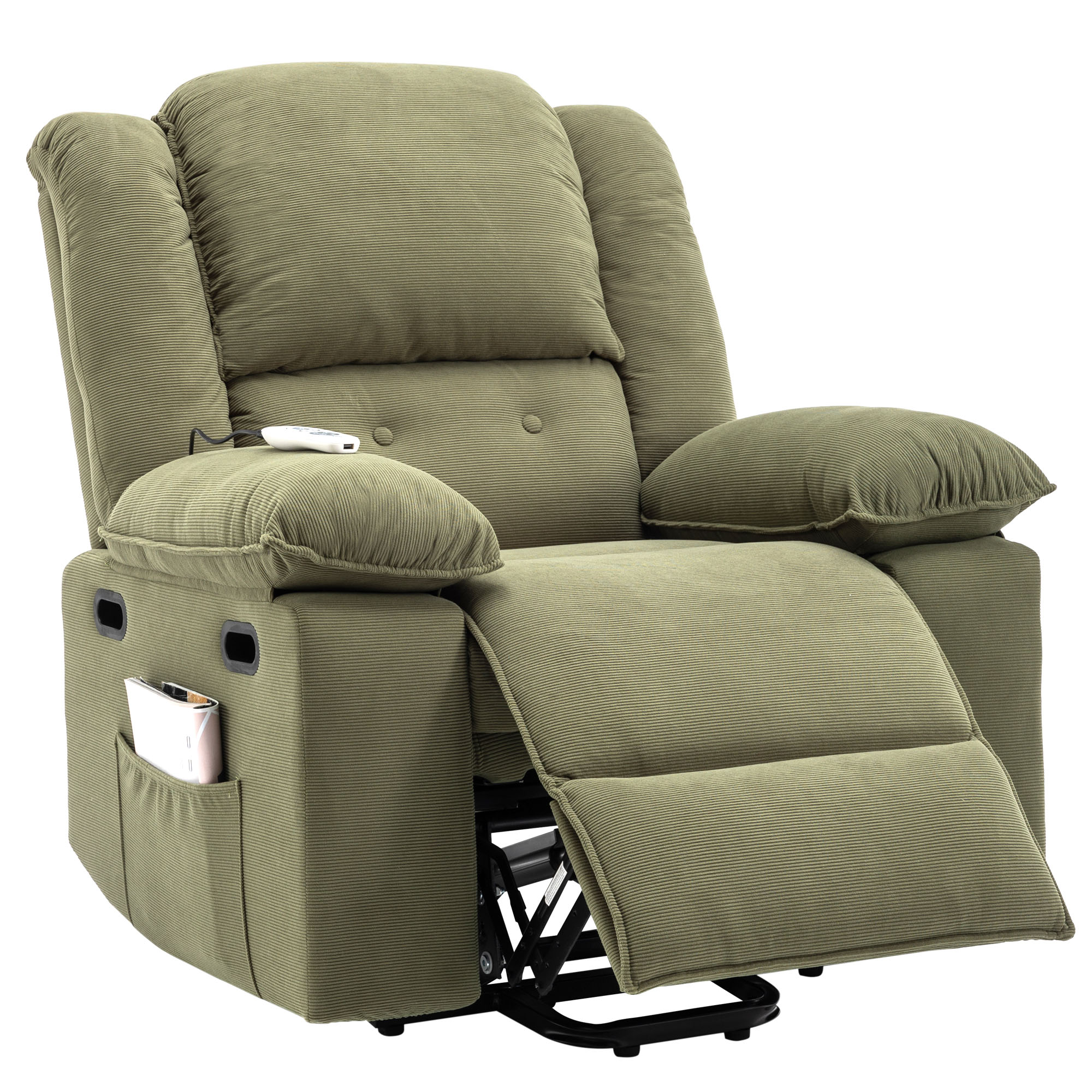 Churanty Recliner Power Lift Chair with Heating and Massage, Lift Chair