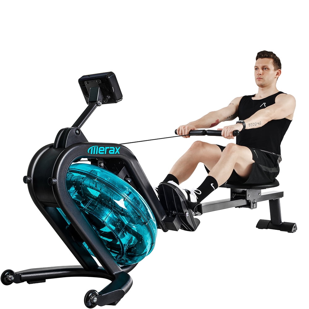 Folding water best sale rowing machine