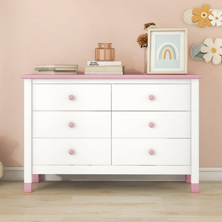 Churanty Children's Room Furniture: Wooden Storage Dresser with