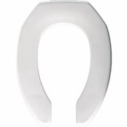 Church 255SSC Commercial Plastic Elongated Toilet Seat, White