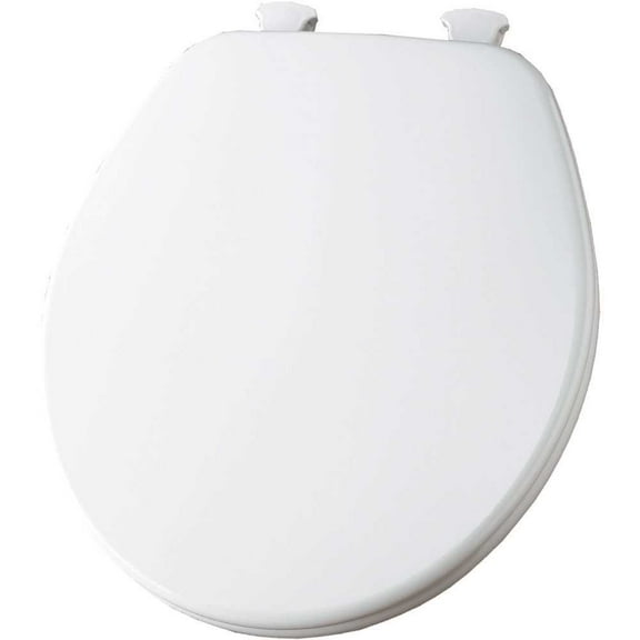 Church 540EC Lift-Off Wood Round Toilet Seat, Available in Various Colors