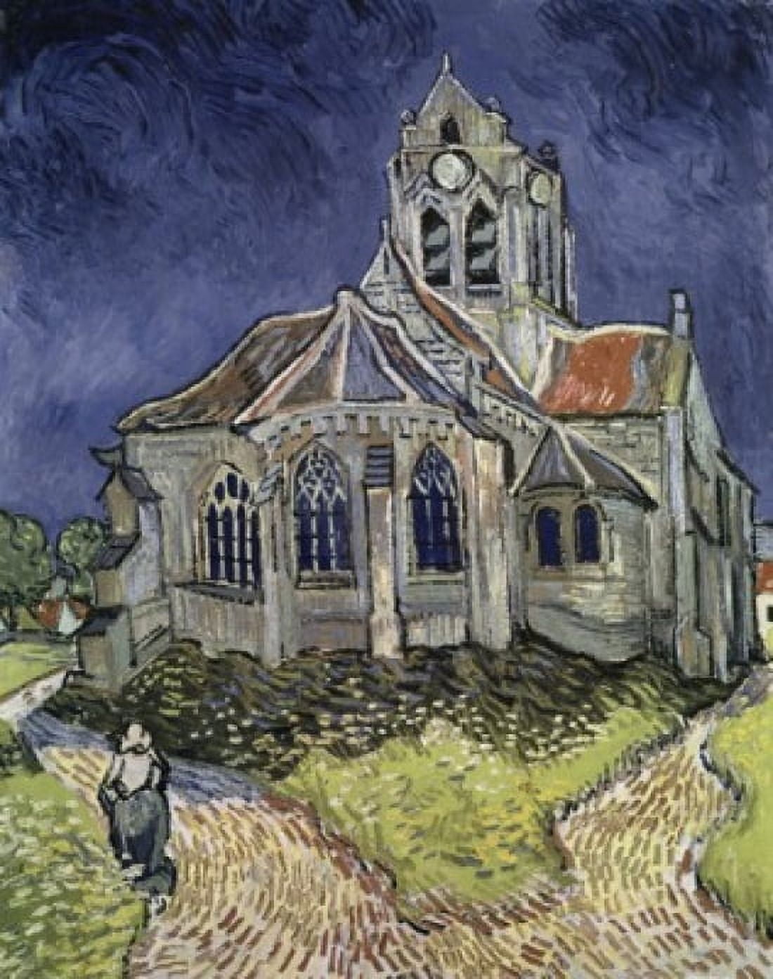 The Church of Auvers-sur-Oise 1890 Vincent van Gogh (1853-1890 Dutch) Oil on canvas Musee dOrsay Paris France Canvas Art - Vincent van Gogh (18 x 24)