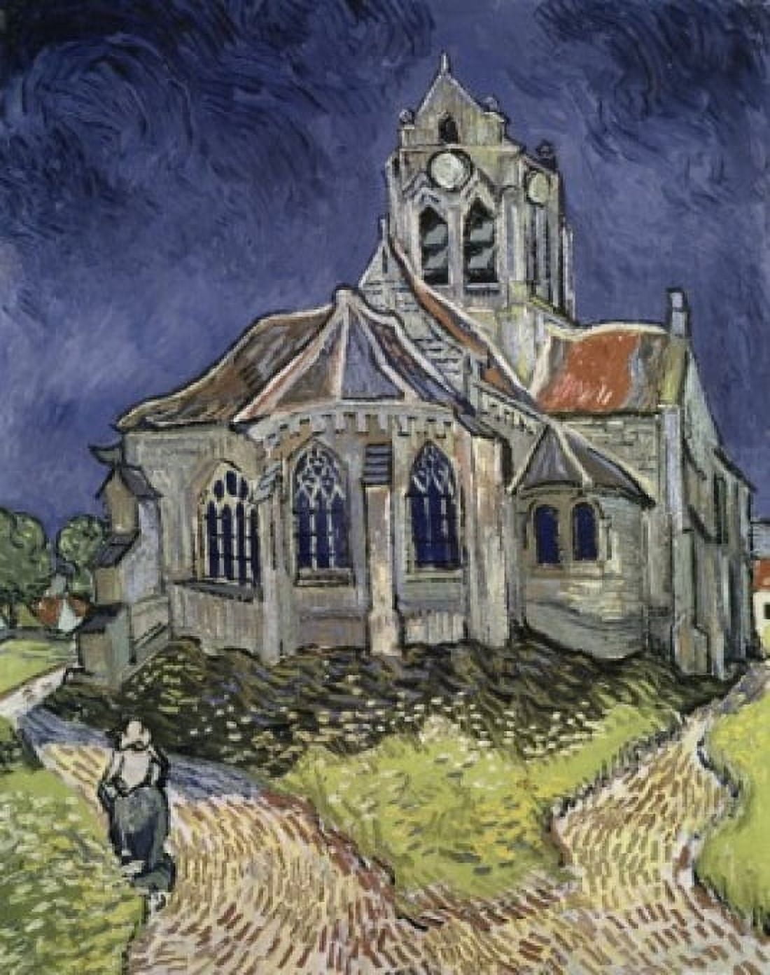 The Church of Auvers-sur-Oise 1890 Vincent van Gogh (1853-1890 Dutch) Oil on canvas Musee dOrsay Paris France Canvas Art - Vincent van Gogh (24 x 36)