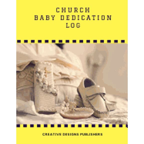 Church Baby Dedication Log : Extra Large (Paperback)