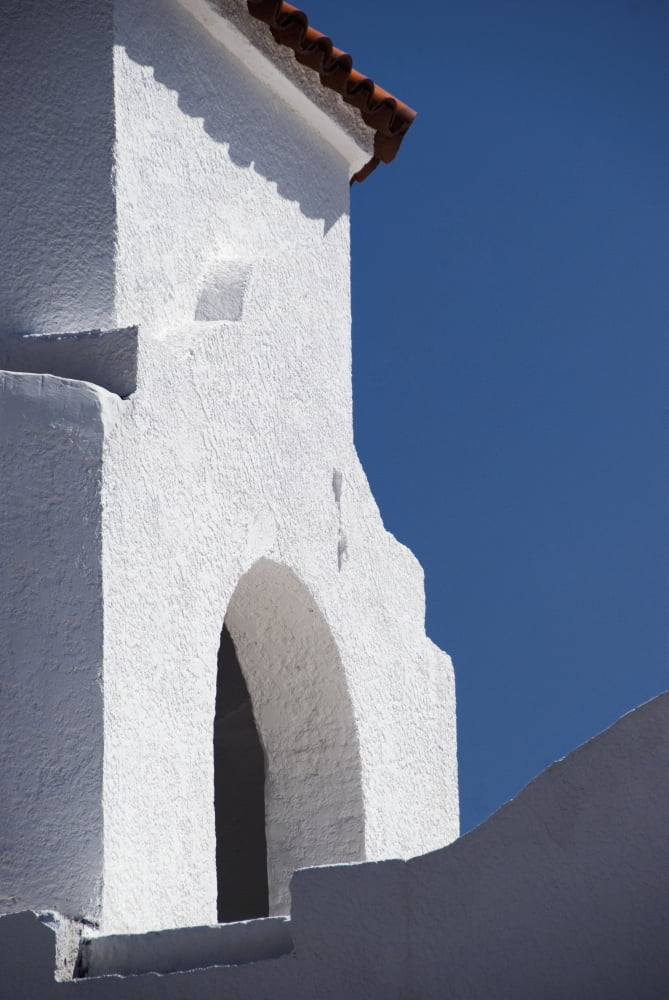 Church Bell Tower Chacras De Coria Mendoza Argentina Canvas Art - Philippe Widling Design Pics (24 x 38)