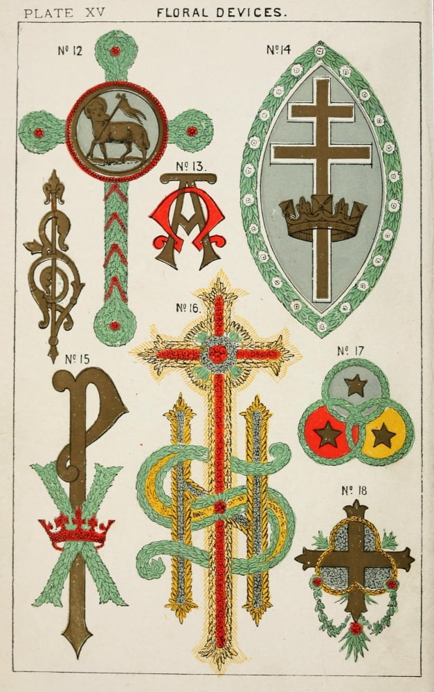 Church Decoration 1875 1 Canvas Art - Unknown (24 x 36)