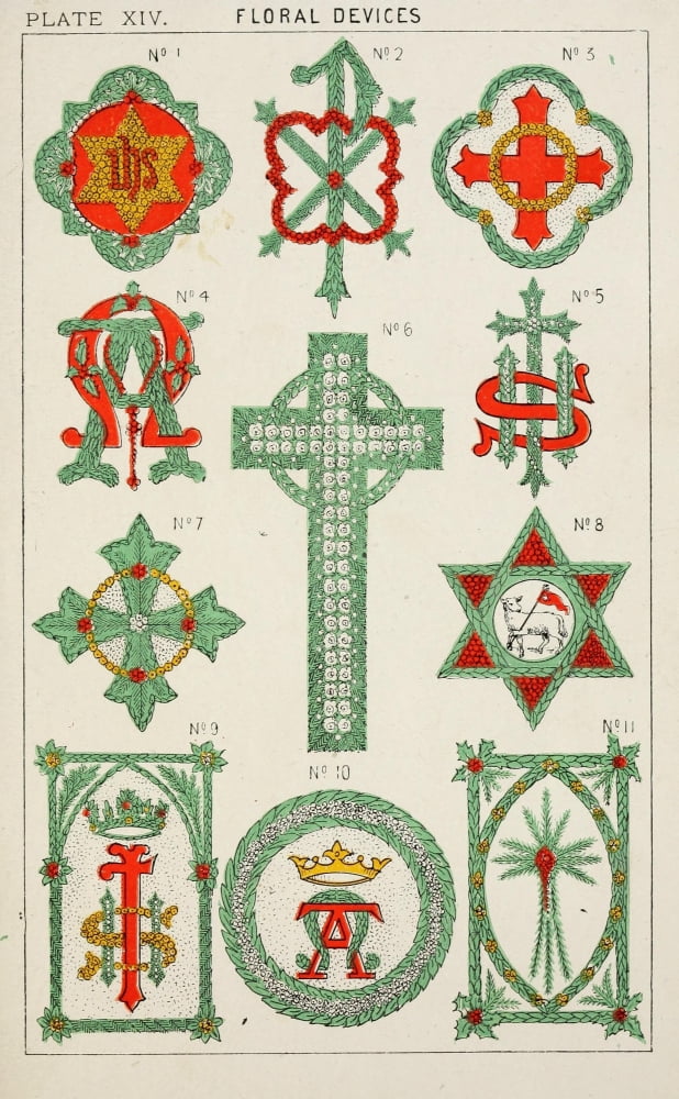 Church Decoration 1875 4 Canvas Art - Unknown (18 x 24)