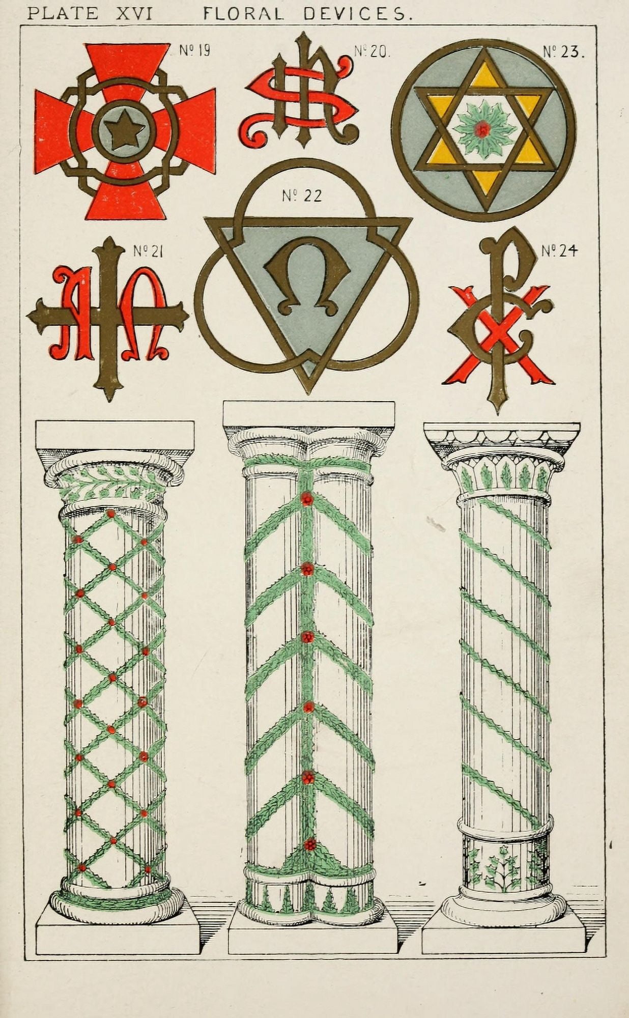 Church Decoration 1875 5 Canvas Art - Unknown (18 x 24)