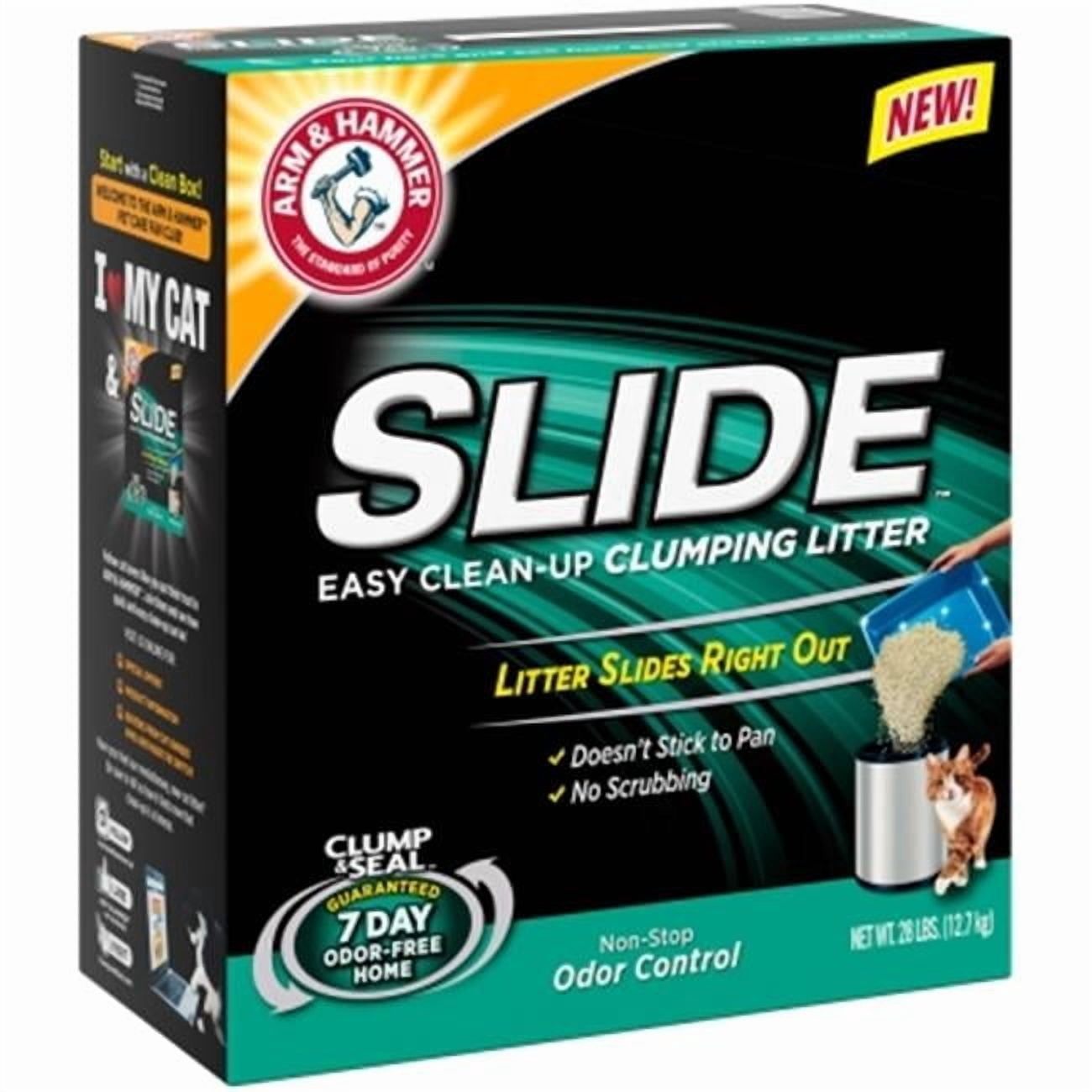 Church & Dwight  28 lbs Arm & Hammer Slide Non-Stop Odor Control Clumping Cat Litter