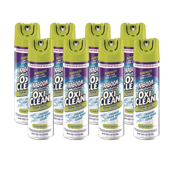 Kaboom 57037-00071 19 oz. Spray Can Foamtastic Bathroom Cleaner - Fresh Scent (8/Carton)