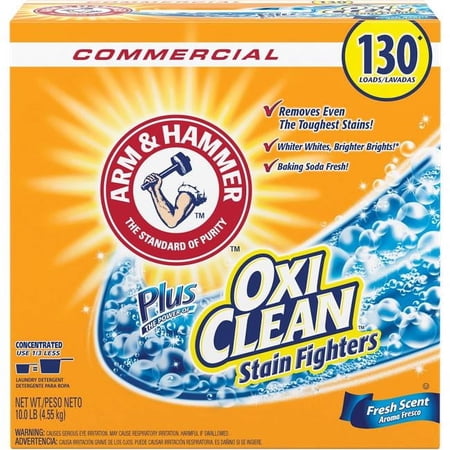 Church & Dwight CDC3320000108CT 160 oz Oxiclean Powder Detergent Powder - Orange