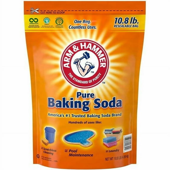 Church & Dwight CDC3320000341 10.8 lbs Hammer Pure Baking Soda - Pack of 4