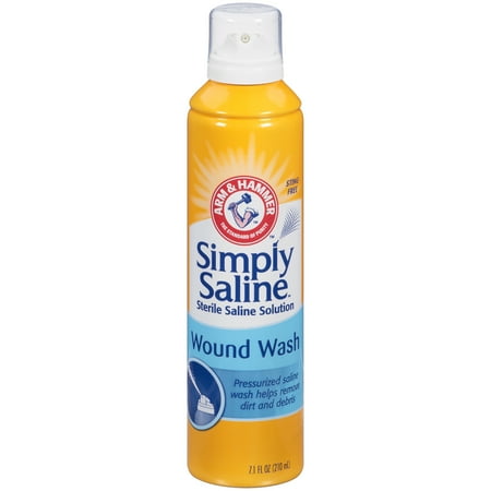 Church & Dwight Simply Sterile Wound Wash Saline 3 oz, 99cc, No burning, 1 Can