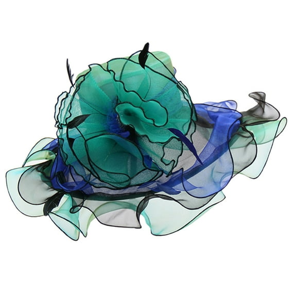 Church Hats for Women! Yigetop Women's Church Derby Fascinator Cap Kentucky Tea Party Wedding Hat Tea Party Hat Green One Size