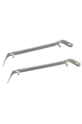 Church Key Can and Bottle Opener, Manual Beer Can Punch Opener, Durable Gray Plated Iron, 4 inch Bartender Opener, 2 Piece Set by WUYVCG