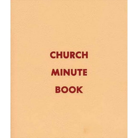 Church Minute Book (6-3/4" x 8-1/4")