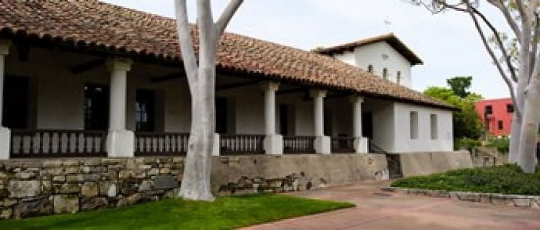 Church Mission San Luis Obispo San Luis Obispo County California USA Canvas Art - Panoramic Images (30 x 13)