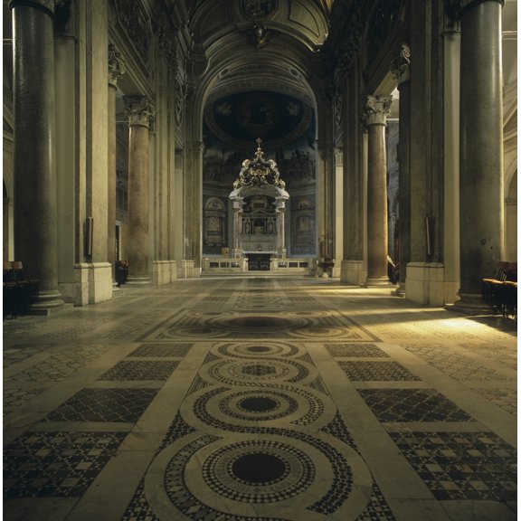 Church Of The Holy Cross Of Jerusalem Canvas Art - (18 x 24)