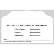 Church Offering 3-Fund Weekly Envelopes Bill Size NEW Box 100 Proverbs 39