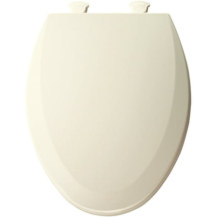 Bemis Elongated Molded Wood Toilet Seat, Biscuit