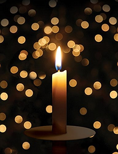 Church Service Memorial Vigil Ceremony Unscented White 1/2 x 4 1/4 Inch Candles - 100 Per Box by 1home