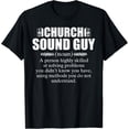 thumbnail image 1 of Church Sound Guy Definition Church Sound Technician T-Shirt mens t shirt，black，women，funny，misfits，men，journey，t-shirt, 1 of 4