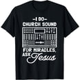 thumbnail image 1 of Church Sound Guy T-Shirt mens t shirt，black，women，funny，misfits，men，journey，t-shirt, 1 of 4