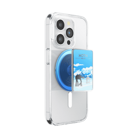 PopSockets Phone Grip for MagSafe, Magnetic Holder, Phone Stand, Star Wars - Enamel Welcome to Hoth