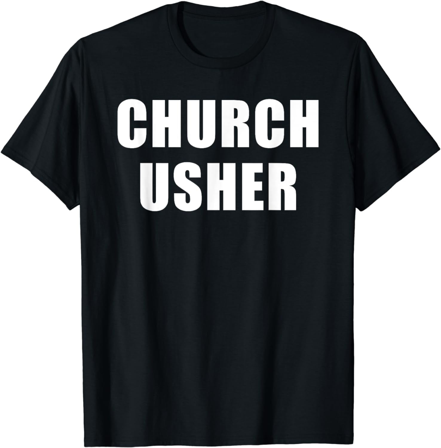 Church Usher - Christian Faith Staff & Volunteer, Uniform T-Shirt mens ...