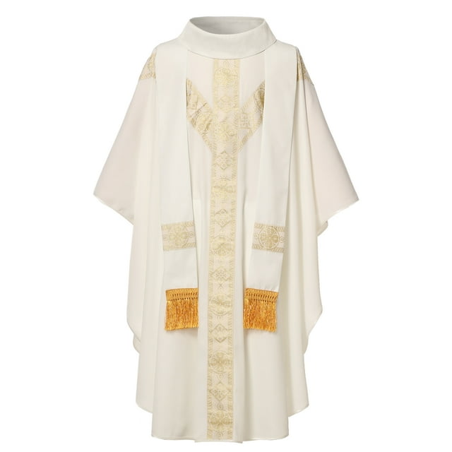 Church Vestments Priest Clergy Chasuble Catholic Mass Apparel Robe 