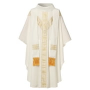 Church Vestments Priest Clergy Chasuble Catholic Mass Apparel Robe Round Neck