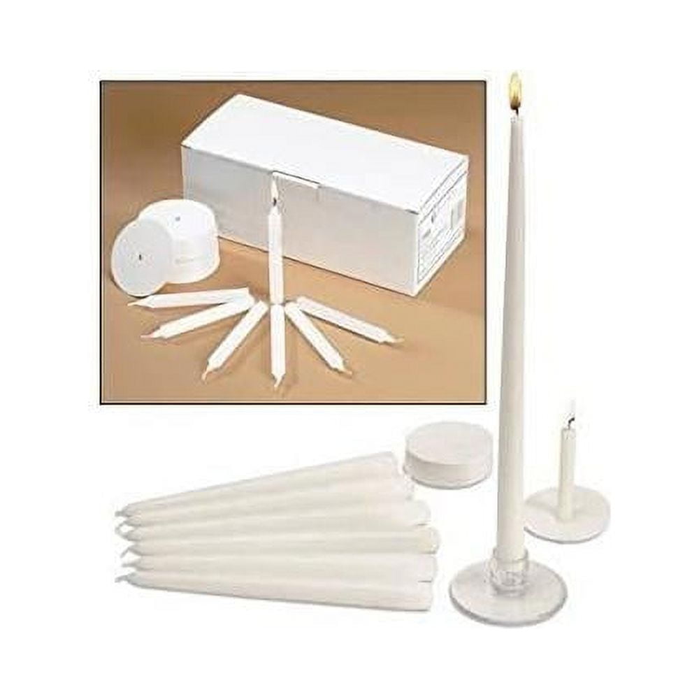 Church Vigil Devotional Unscented 1/2 X 4 1/4 Inch White Candle With