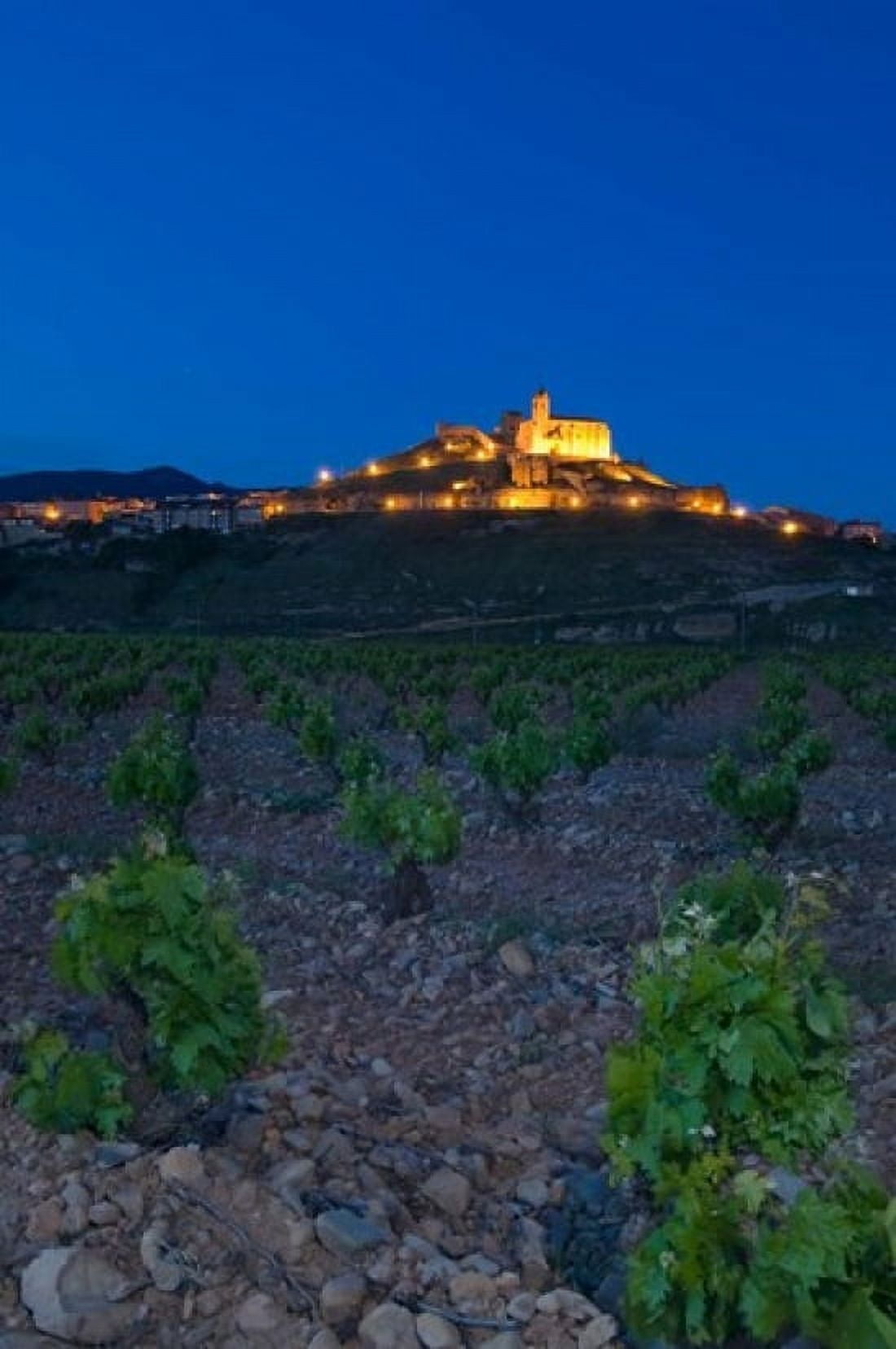 Church and village of San Vicente de la Sonsierra La Rioja Spain Canvas Art - Janis Miglavs DanitaDelimont (23 x 35)