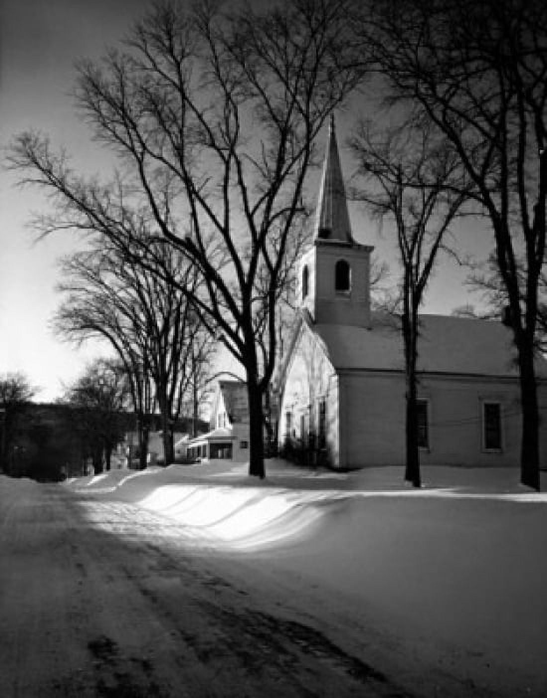 Church at the roadside USA Canvas Art - (24 x 36)