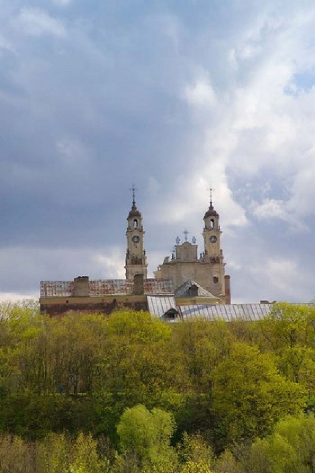 Church in Vilnius Lithuania Canvas Art - Keren Su DanitaDelimont (23 x 34)