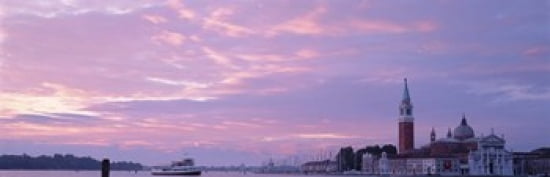 Church in a city San Giorgio Maggiore Grand Canal Venice Italy Canvas Art - Panoramic Images (36 x 12)
