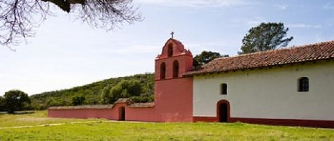 Church in a field Mission La Purisima Concepcion Santa Barbara County California USA Canvas Art - Panoramic Images (15 x 6)