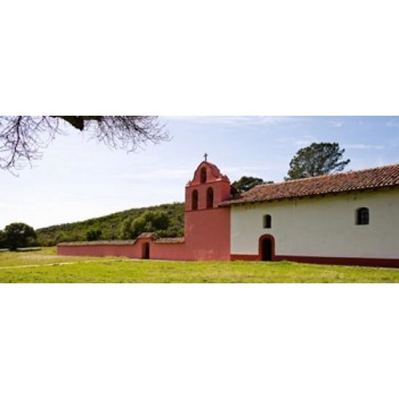 Church in a field, Mission La Purisima Concepcion, Santa Barbara County, California, USA Poster Print (15 x 6)