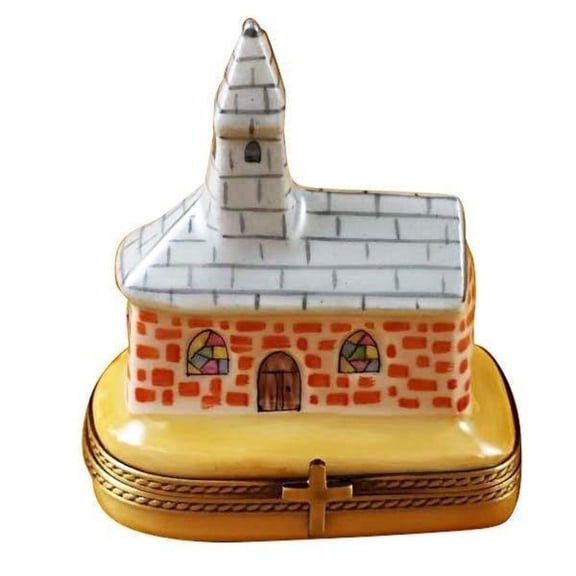 Church Limoges Box for Collectors Limoges Box Porcelain Figurine