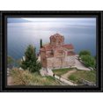 thumbnail image 1 of Church of Saint John, Macedonia 36x28 Large Black Ornate Wood Framed Canvas Art, 1 of 2