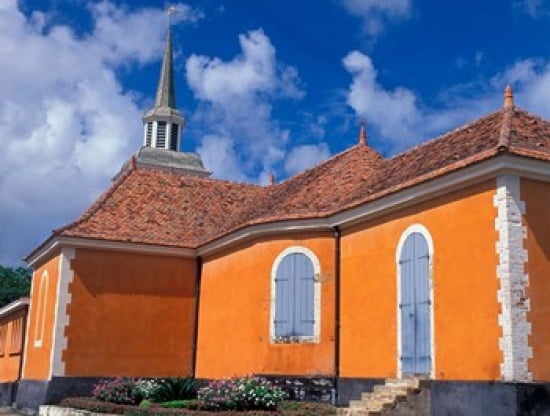 Church of Trois Islets Martinique Caribbean Canvas Art - Nik Wheeler DanitaDelimont (26 x 20)
