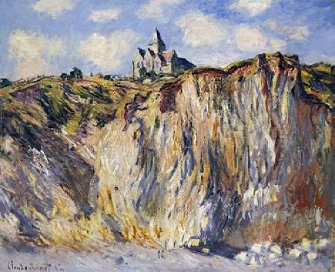 Church of Varengeville in the Morning Canvas Art - Claude Monet (20 x 24)