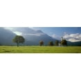 thumbnail image 1 of Church with a castle in the background, St. Coloman Church, Neuschwanstein Castle, Fussen, Allgau, Bavaria, Germany Poster Print (36 x 12), 1 of 1