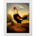 thumbnail image 1 of Churchill, Alexandra 25x32 White Modern Wood Framed Museum Art Print Titled - First Fighting Cock, 1 of 4